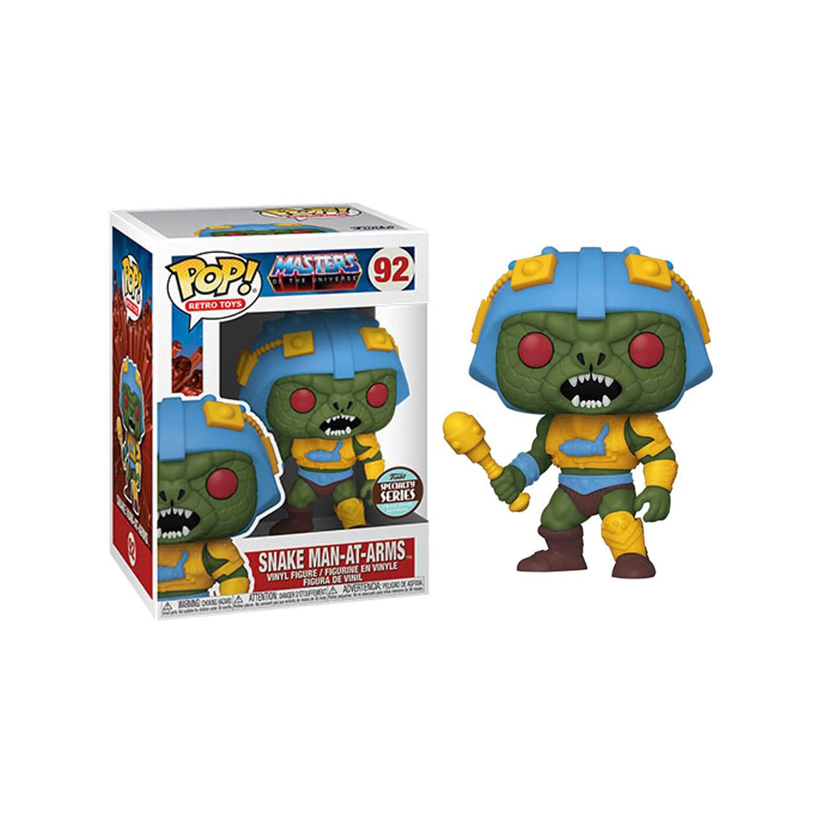 Funko Specialty Series Masters Of The Universe POP Snake Man-At-Arms Figure НОВИНКА