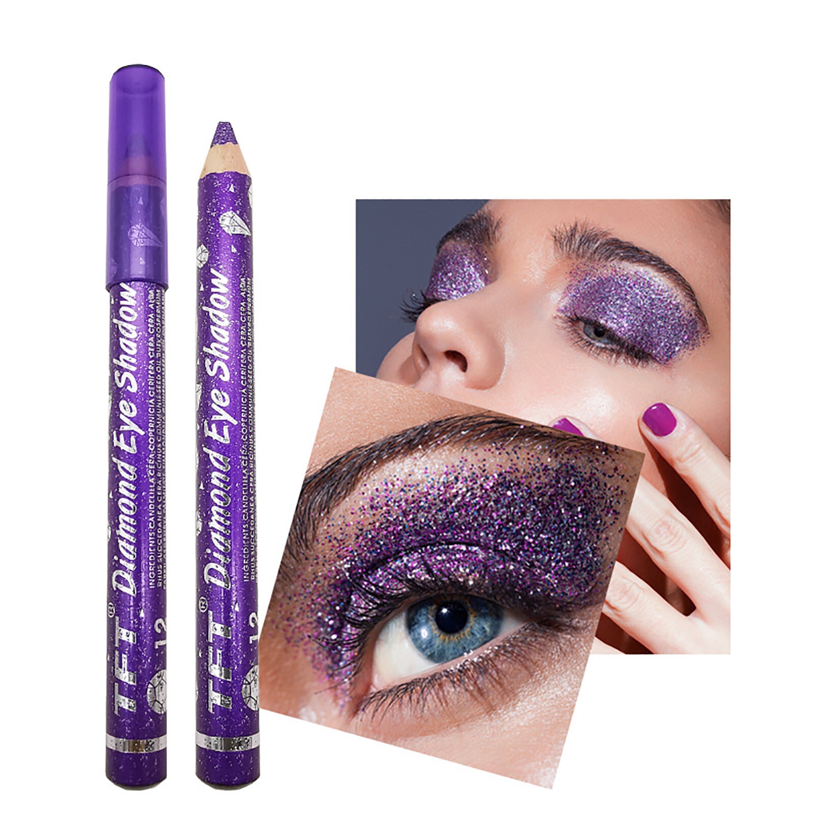 Eyeshadow Lip Pencil 2 in 1 Eyeshadow Stick Pencil Highlighter Eye Pencil