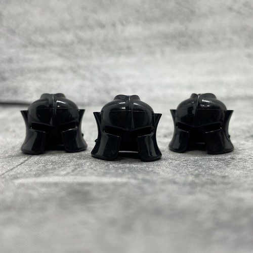 5pack Custom Classic Knight Helmet Black Block Accessory for Minifigures Gt3TK53
