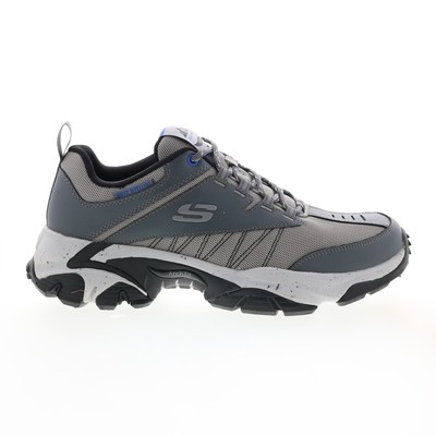 Мужские серые кожаные кроссовки Skechers Arch Fit Phantom 237108