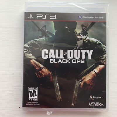 Call of Duty Black Ops PS3 2010 1st US Edition Black Label Print New Sealed Rare