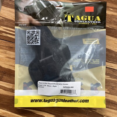 TAGUA 4-in-1 NYLON Right Hand THUMB BREAK HOLSTER for RUGER LC9
