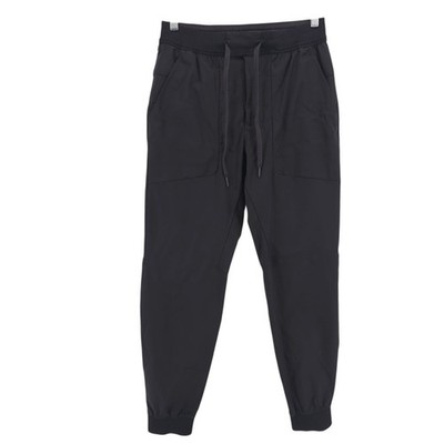 LULULEMON Men's Black ABC Jogger Warpstreme Drawstring Size MEDIUM