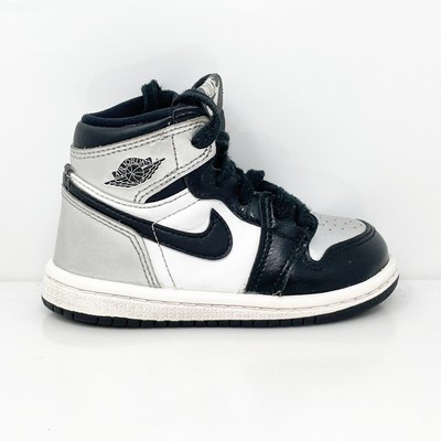 

Белые баскетбольные кроссовки Nike Boys Air Jordan 1 CU0450-001, размер 6C, Белый, Air Jordan 1