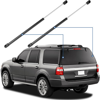 2x Rear Window Glass Lift Supports Struts Shocks For 07-17 Ford Expedition