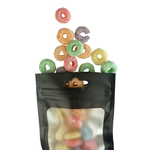 QQ Studio Black Mylar Bags, Food Safe Matte Foil QuickQlick® Zipper Seal Bags