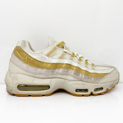 

Nike Womens Air Max 95 AV8428-001 Белая повседневная обувь Кроссовки Размер 9,5, Белый, Air Max 95