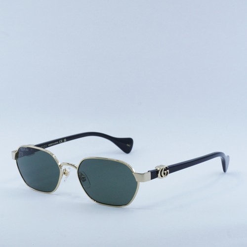 Pre-owned Gucci Gg1593s 001 Endura Gold/grey 56-18-140 Sunglasses Authentic In Gray