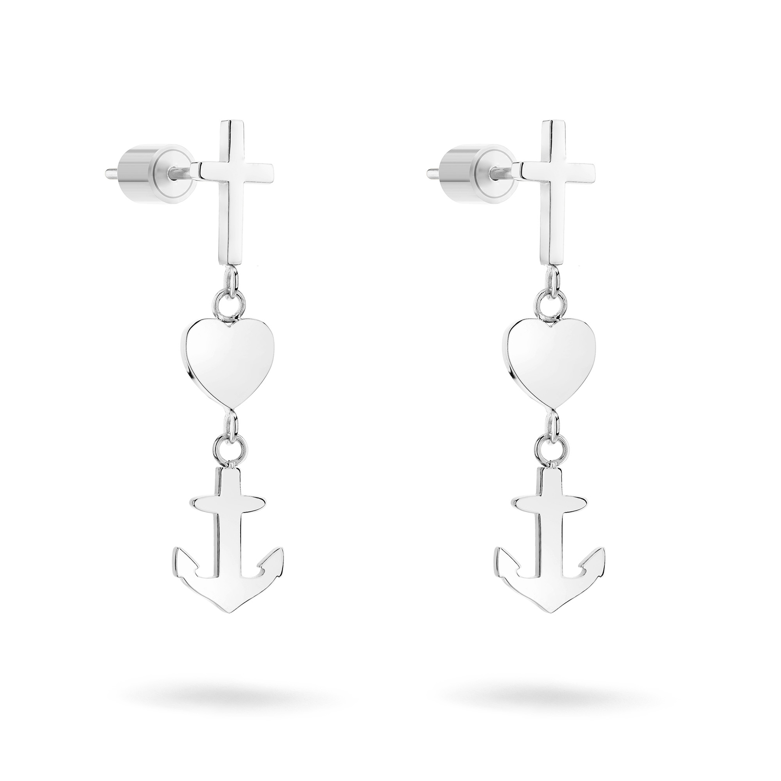 Tamaris Ohrhänger  Glaube, Liebe und Hoffnungr, Edelstahl TJ-0417-E-30 NEU