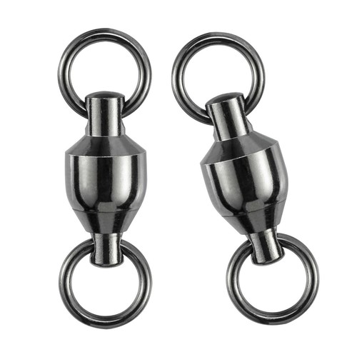 Dr.fish 30pcs Ball Bearing Swivel 35-320Lb Solid Ring Saltwater Big Game Fishing