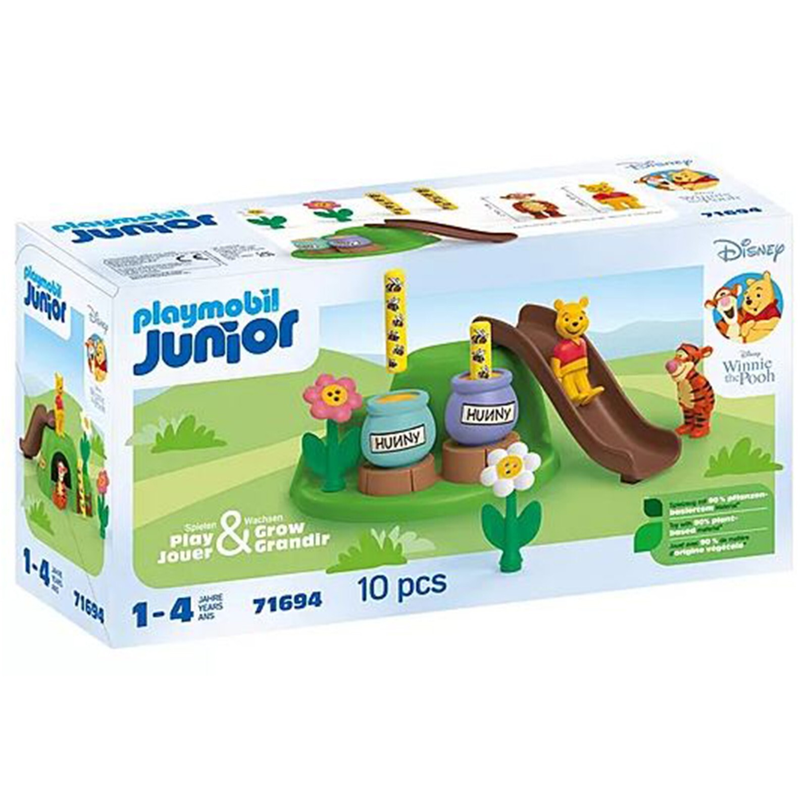 Игровой набор Playmobil Disney Винни Пух и Тигры Строят Пчелиный сад 71694