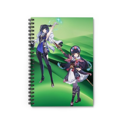 Spiral Notebook - Ruled Line - Genshin 10