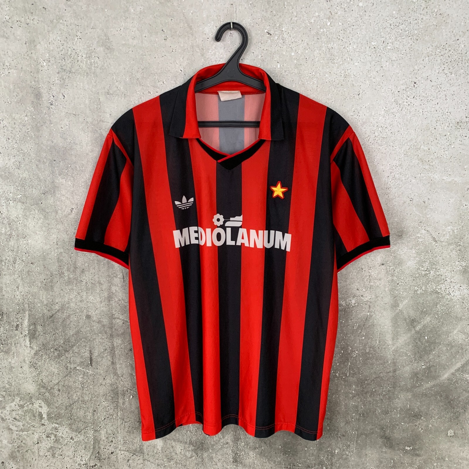 ウェア ADIDAS 1990/1991 AC MILAN HOME JERSEY Ac Milan 1990 1991 Home Shirt Adidas Vintage Soccer Jersey