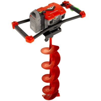 Earthquake 60V Earth Auger with 8 Inch High Performance Bit with Spline Shaft