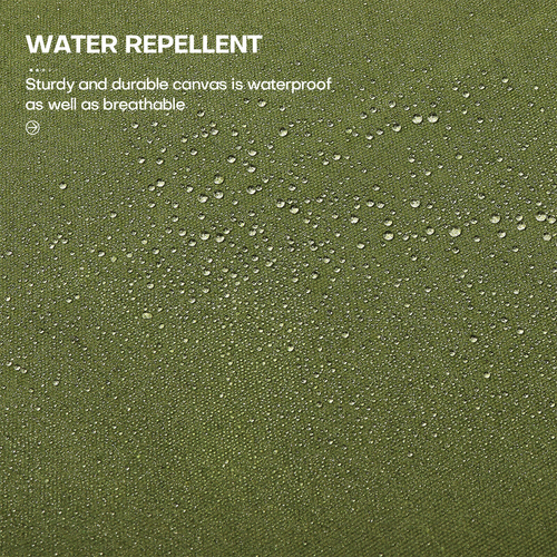 16oz Heavy Duty Canvas Tarp Thick Camping Garden Tarpaulin Cotton Shade Tent