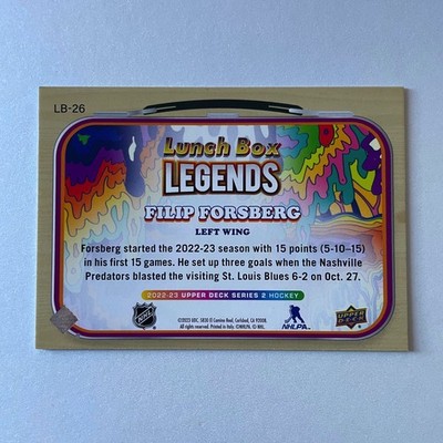 2022 Upper Deck Series 2 #LB-26 Filip Forsberg Lunch Box Legends