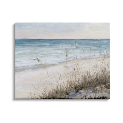 Stupell Traditional Beach Coast Line Tall Grass Soft Sky