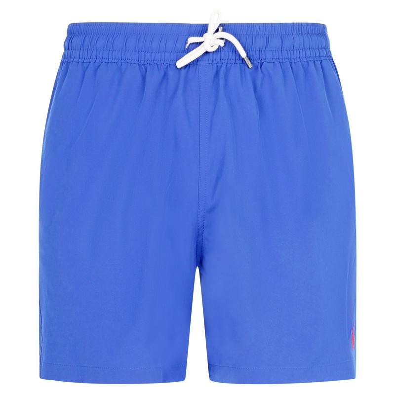 Polo Ralph Lauren - Bermudes Bleu Mer Avec Logo BrodÃ© Pour Hommes