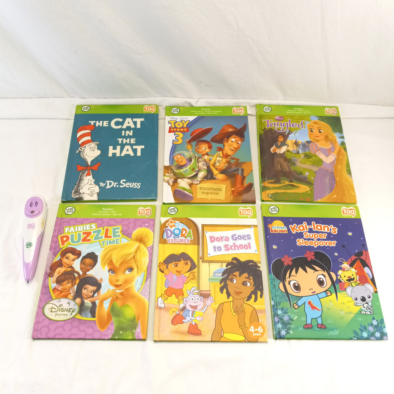 Leap Frog 絵本セット 6冊 LEAP FROG LEAP PAD INTERACTIVE BOOKS & CARTRIDGES 6 COUNT