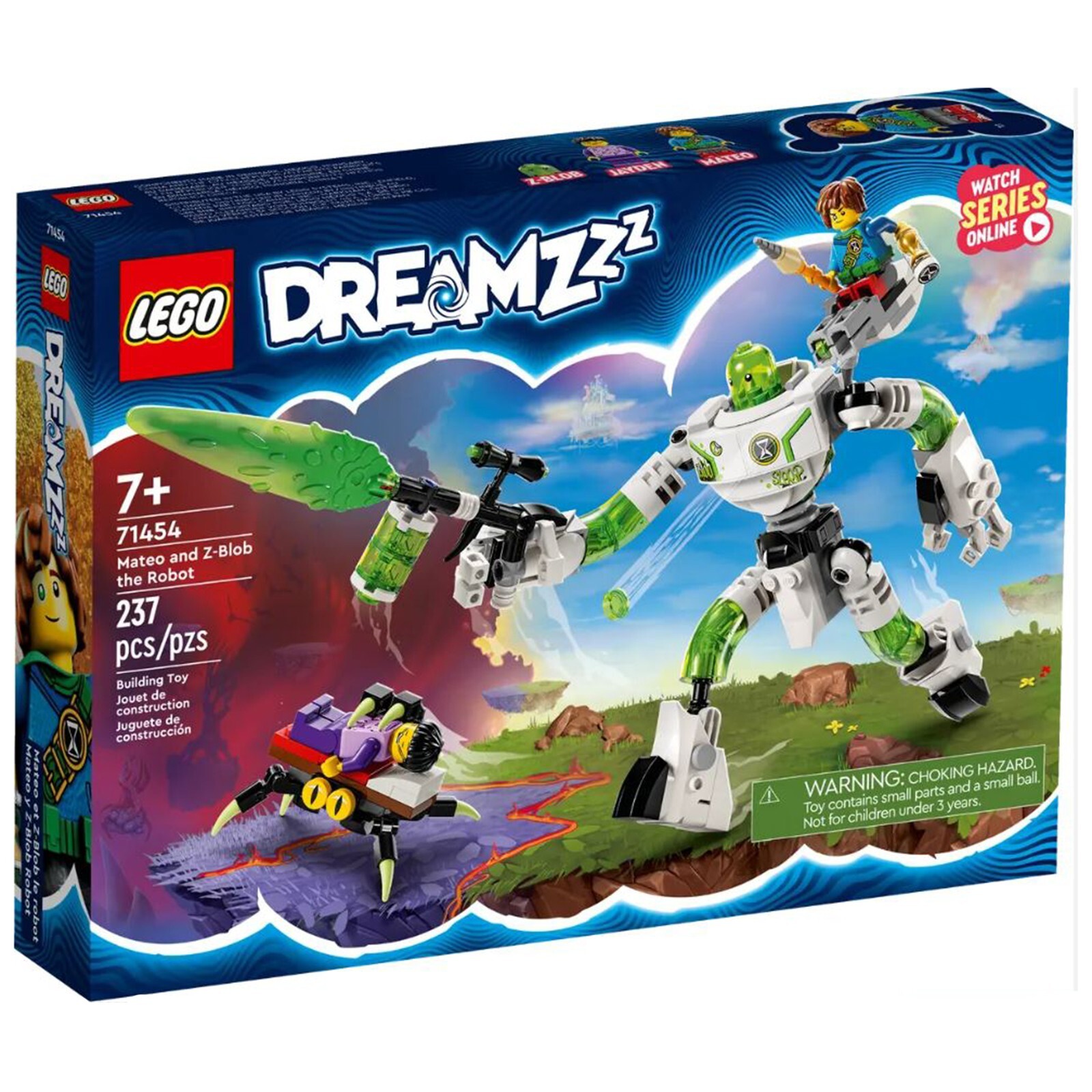 LEGO Dreamzzz Матео и Z-Blob - Набор для сборки роботов 71454 НОВЫЙ В НАЛИЧИИ