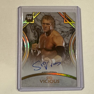 2018 Topps WWE Legends SYCHO SID VICIOUS AUTO /199 Autograph WCW ECW