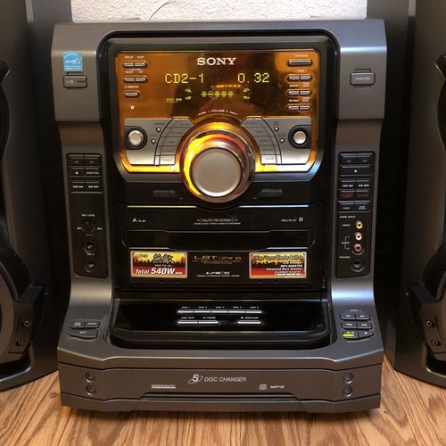 Sony LBT-ZX6 Mute-Ki Dual Cassette Deck 5Disc Changer 540W Hi-Fi System