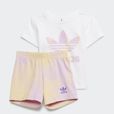 

Шорты и футболка с графическим логотипом adidas Originals для детей