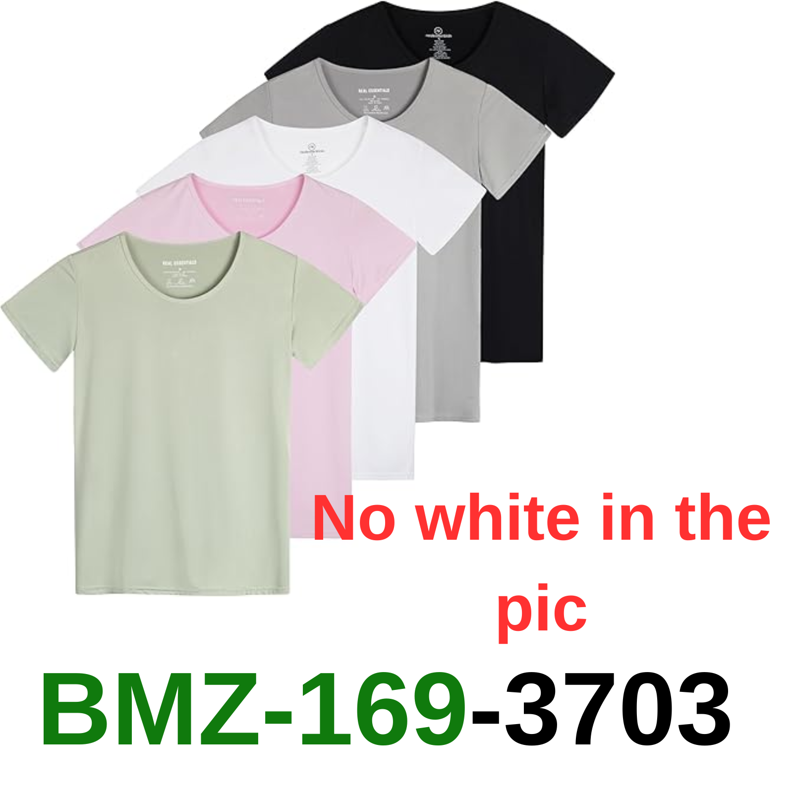 Real Essentials Womens Plus Size Just My Quick Dry Fit Dri Fit Active Wear, 3X