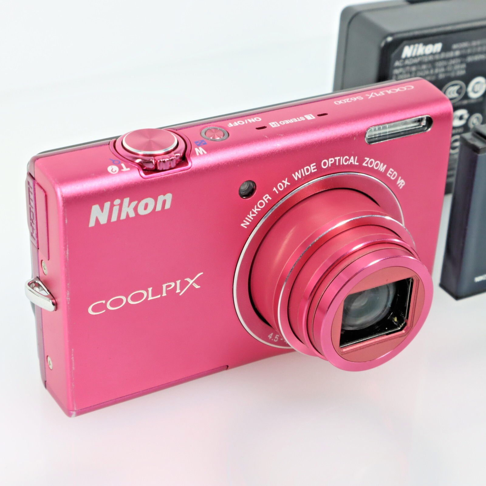 Nikon Coolpix S620 Digital Camera (Dusty Pink) 26159 B&H Photo