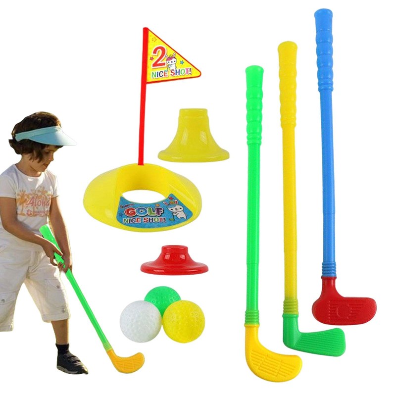Set Outdoor Golf Toys For Toddlers Parent-child Interactive 