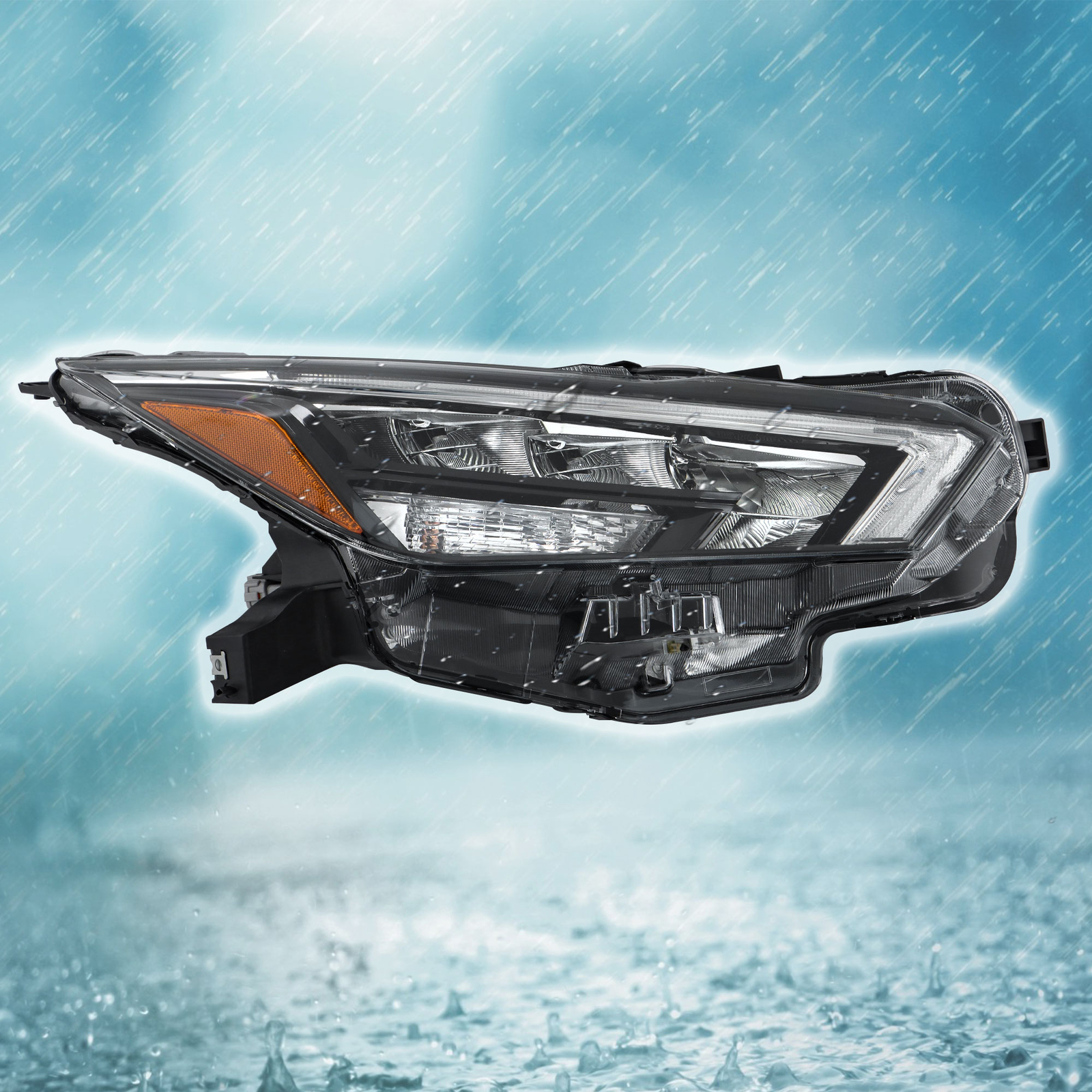 GL2821＊bkM Clear Housing Projector Headlight For 2020-2021 Nissan Versa