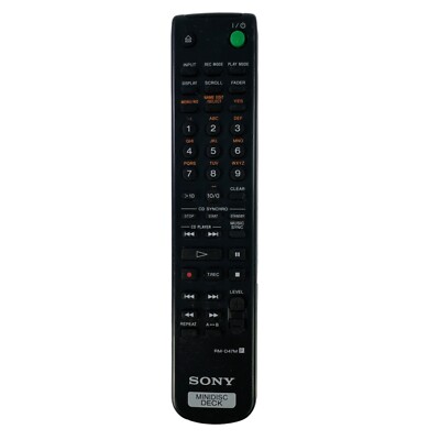 Sony RM-D47M Remote Control For Minidisc Deck