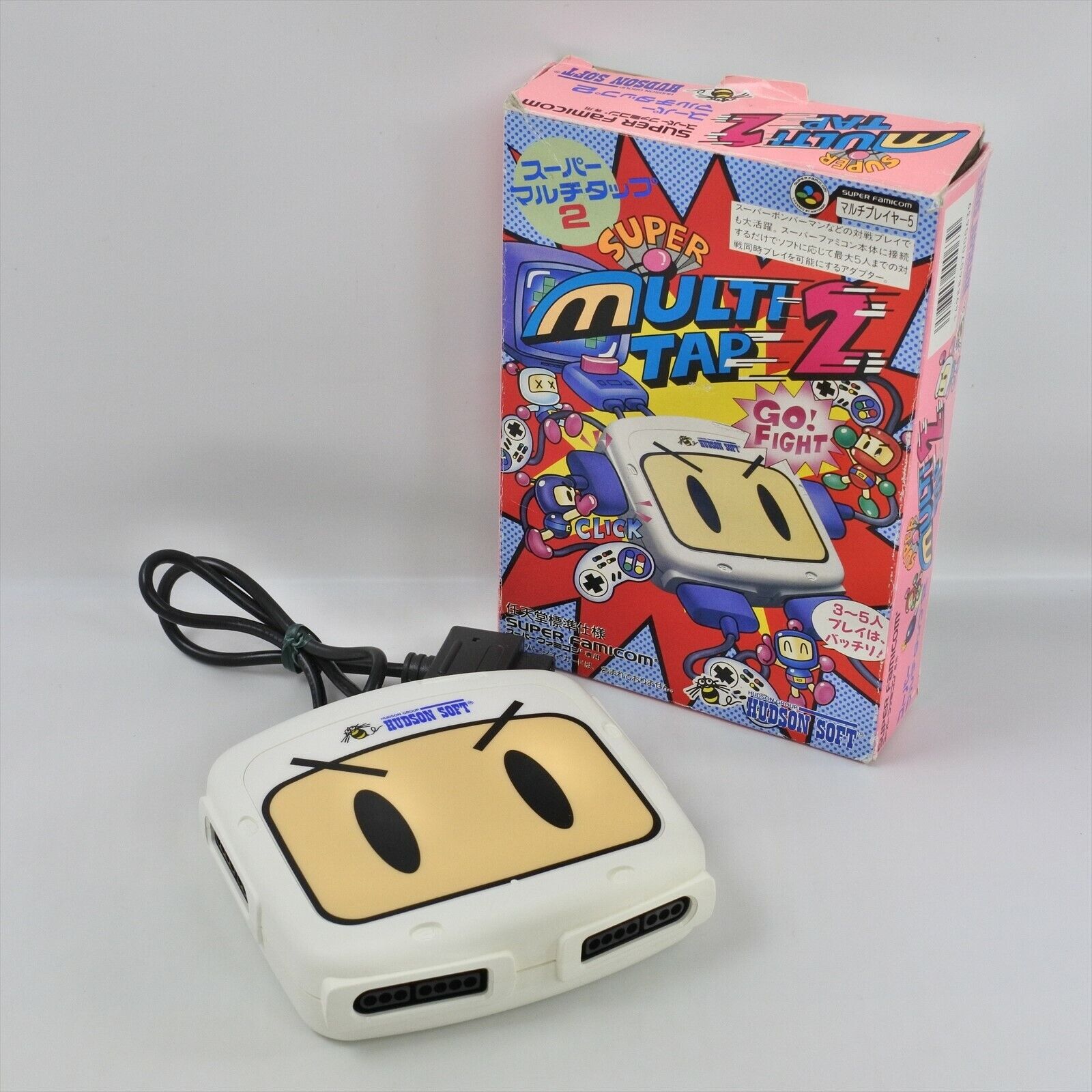 BOMBERMAN SUPER MULTI TAP 2 HC700 Boxed Nintendo Super BOMBERMAN SUPER MULTI TAP 2 HC700 Boxed Nintendo Super
