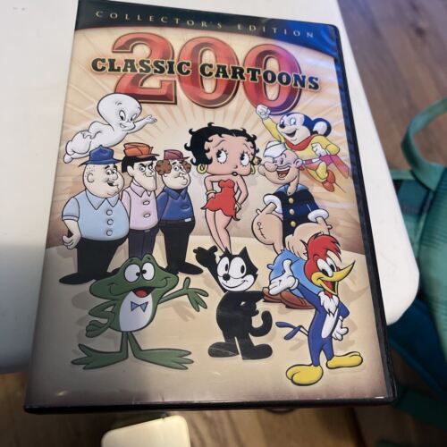 200 Classic Cartoons (2010) (DVD, 2009, 4-Disc Set) Collector's Edition 200 Classic Cartoons (2010) (DVD, 2009, 4-Disc Set) Collector's Edition