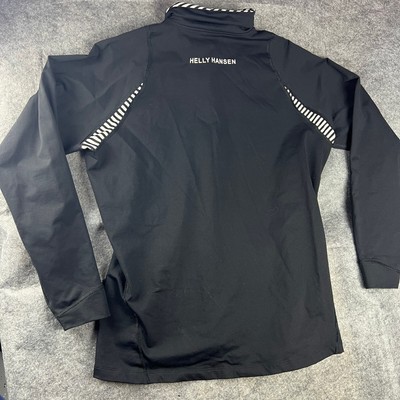 Helly Hansen Stripe Lifa Stay Dry Rain Jacket Water Resistant Full Zip L/XL
