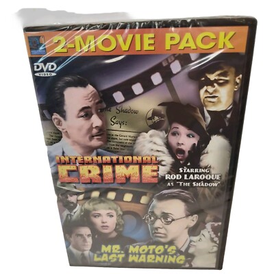 The Shadow International Crime Mr. Motos Last Warning DVD 2005 Rod Laroque 