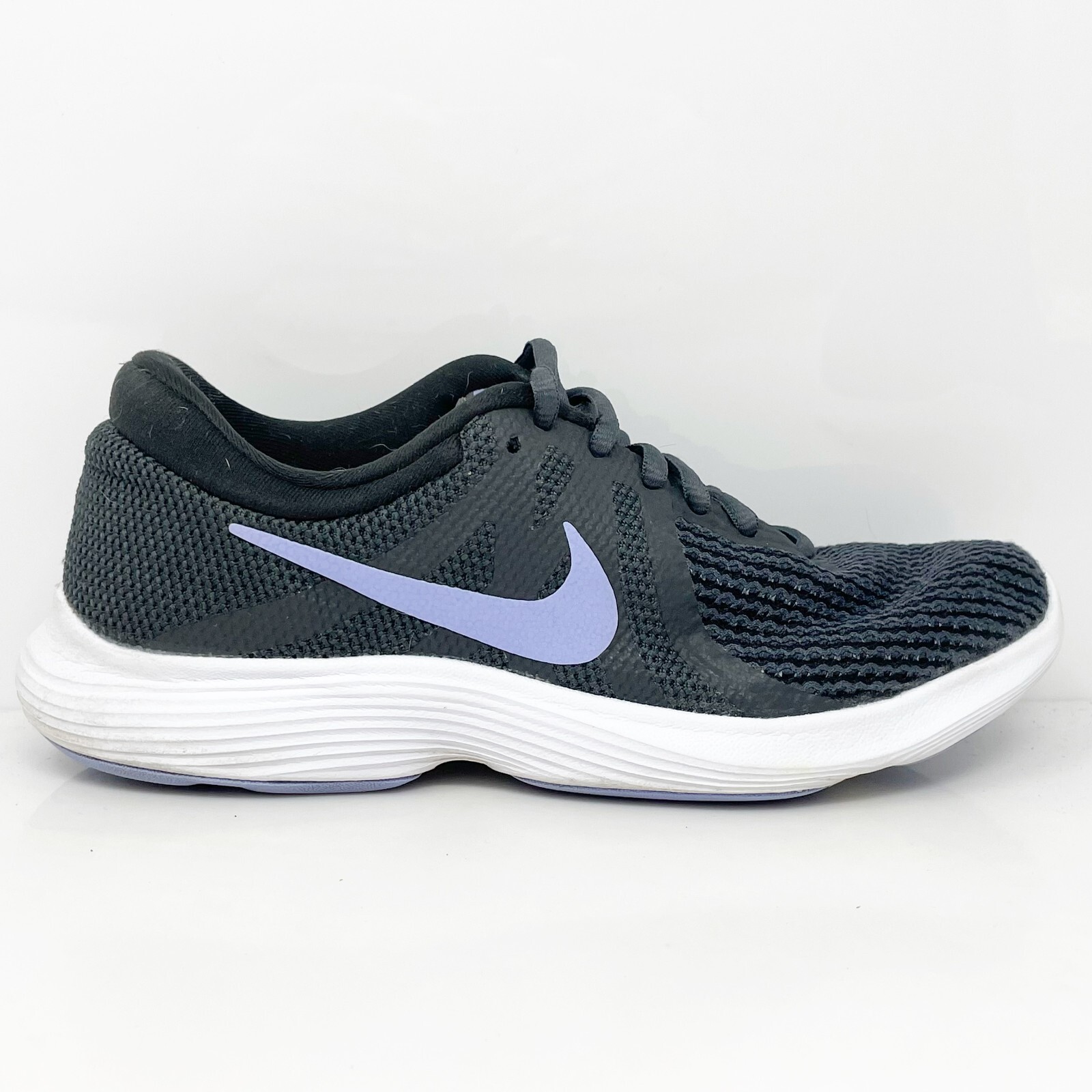 

Nike Womens Revolution 4 908999-006 Черные кроссовки для бега, размер 7, Черный, Nike Revolution 4