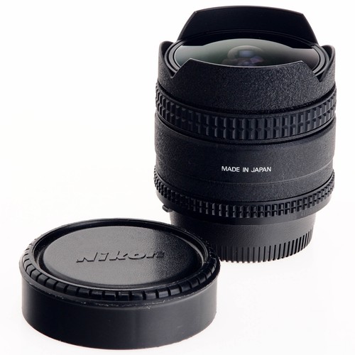Nikon Nikkor AF 16mm F2.8 D Fisheye Autofocus FX Prime Lens 1910