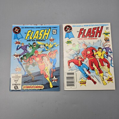DC Blue Ribbon Digest Flash And His Friends Lot Of 2