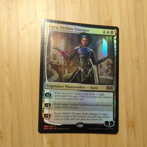 Kaya, Orzhov Usurper 1x FOIL RNA MTG Ravnica Allegiance Mythic MINT white black Kaya, Orzhov Usurper 1x FOIL RNA MTG Ravnica Allegiance Mythic MINT white black