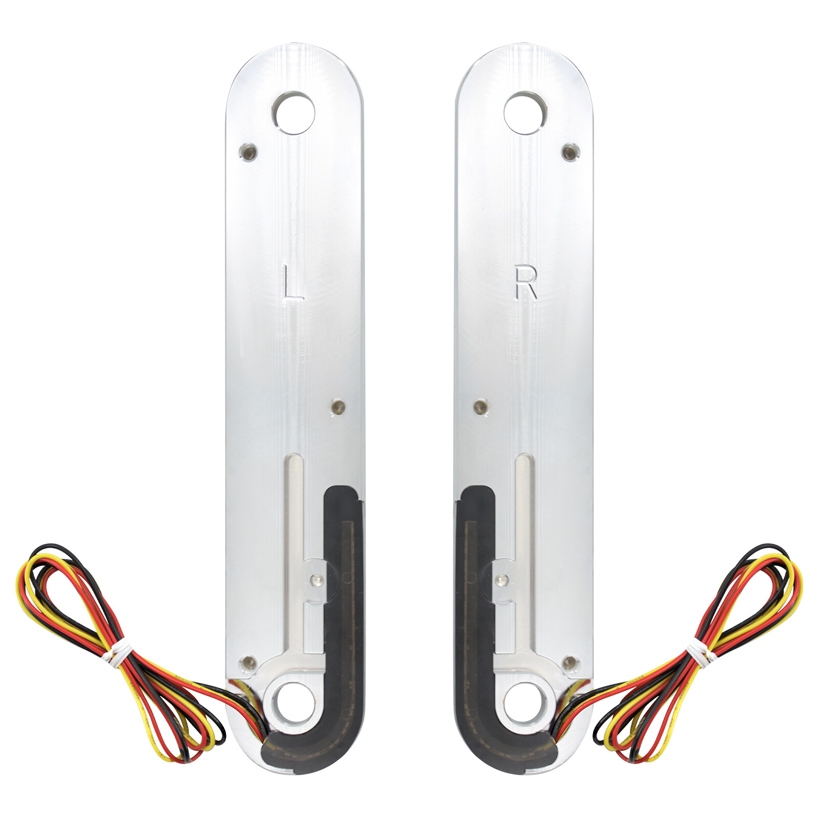 Chrome LED Flush Fork Turn Signal Side Light For Harley Road King Glide 98-2024