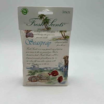 Seaspray Fresh Scents Willowbrook Scented Sachets 3 Pack Essential Oil Fresh