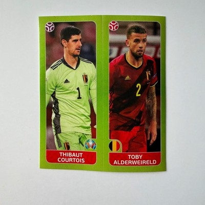 2020 Panini Euro Cup Sticker #144 Courtois/Alderweireld