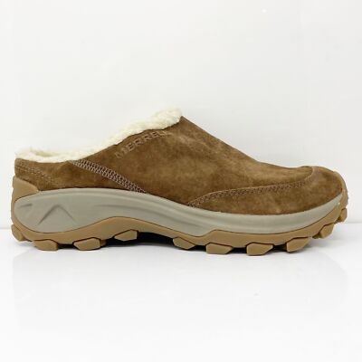 

Merrell Mens Winter Slide J004569 Коричневые повседневные туфли-сабо без шнуровки с круглым носком, размер 8, Коричневый, Winter Slide