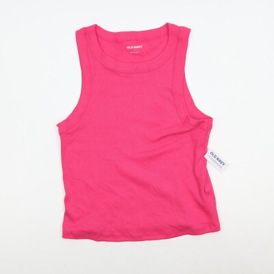 NWT Old Navy Womens Ribbed Tank Size Large Pink 
