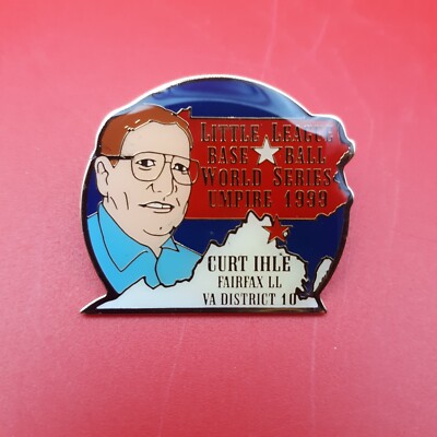 Little League World Series Pin 1999 Umpire Pin Curt Ihle Virginia District 10