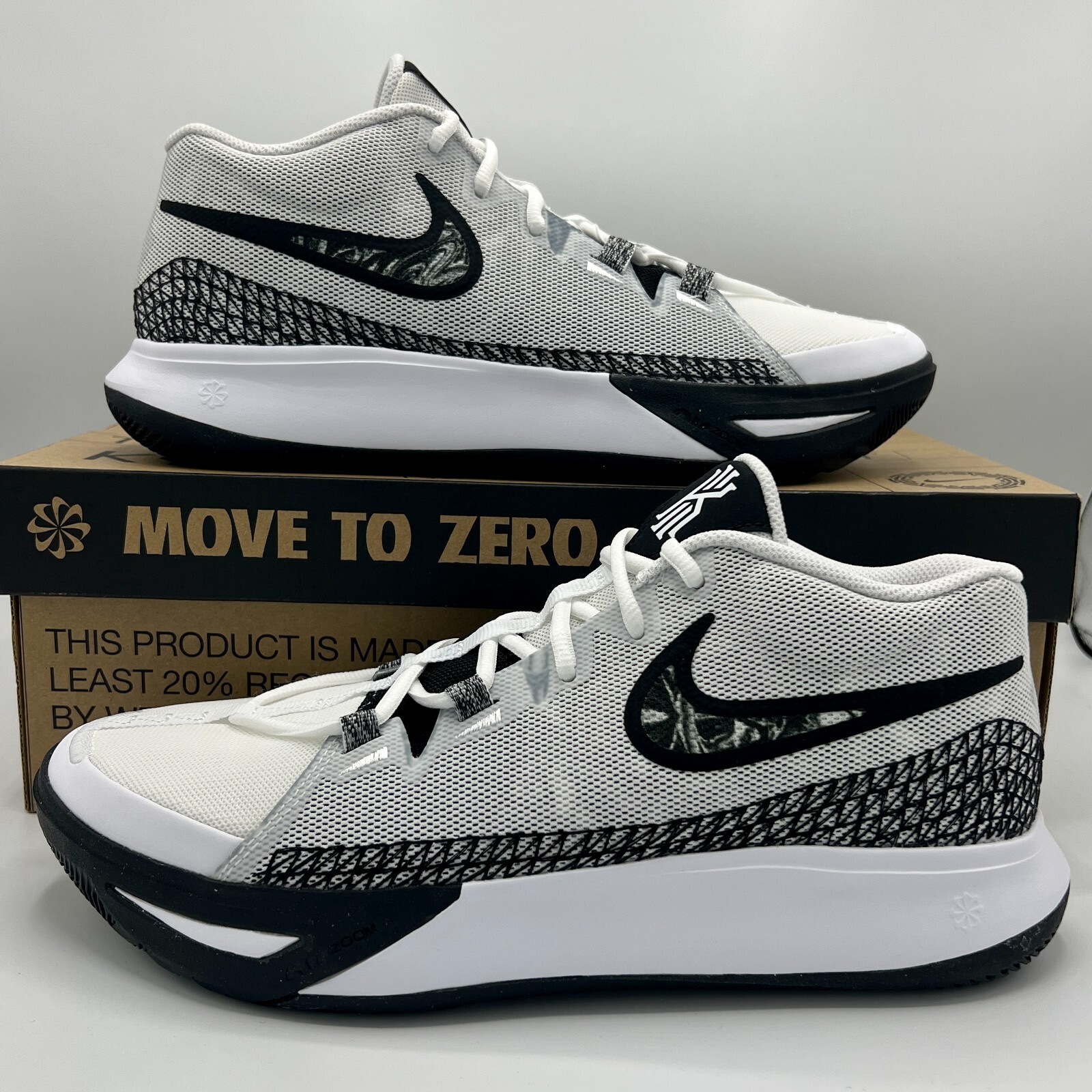 Nike Kyrie Flytrap VI 6 Basketball Sneakers White/Black Nike Kyrie Flytrap VI 6 Basketball Sneakers White/Black