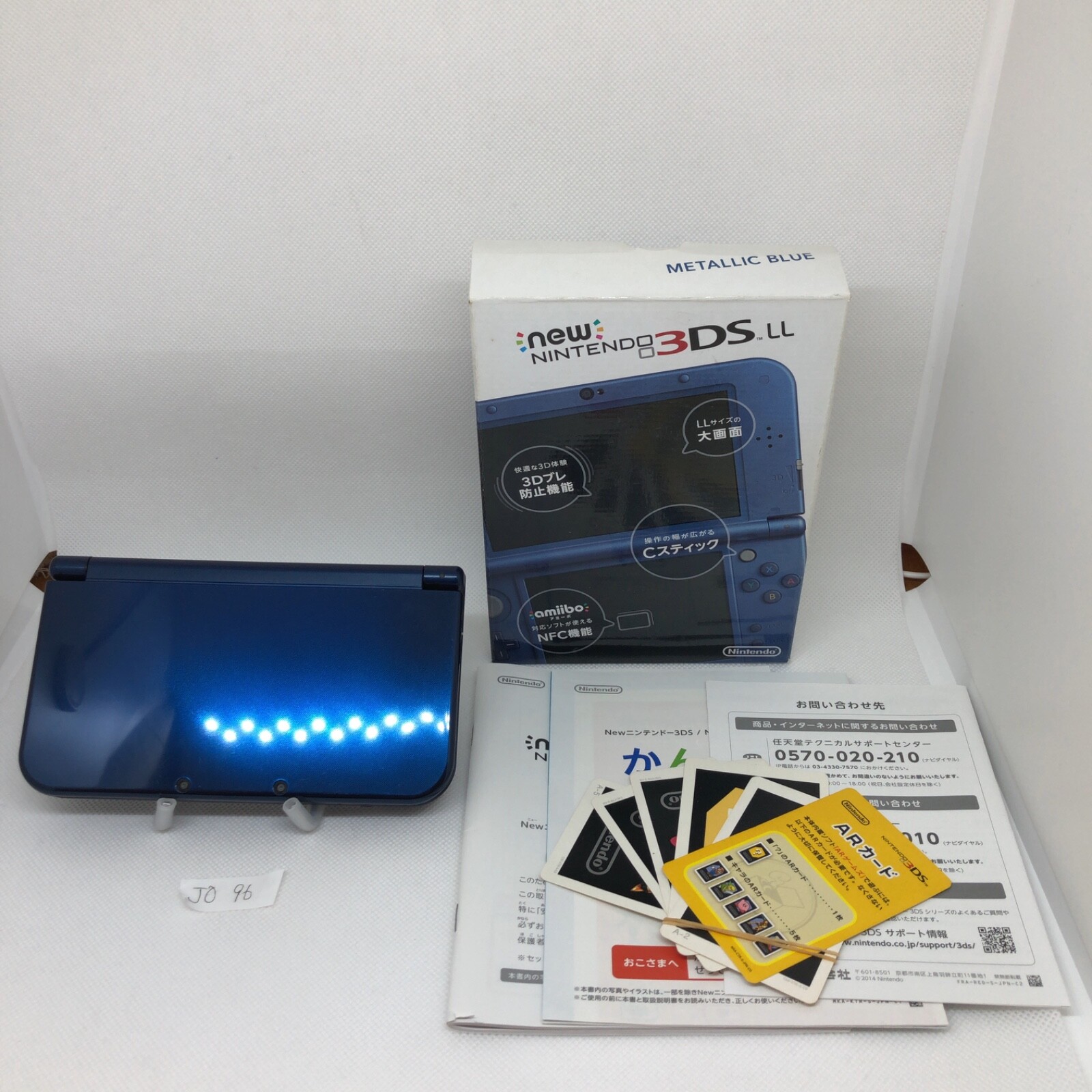 new3ＤＳLL Nintendo new 3DS LL XL Console only Metalic Blue Used Tested