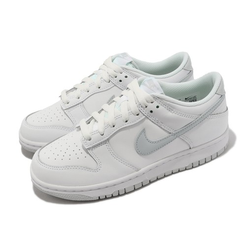 

Nike Dunk Low GS Pure Platinum White Kids Women Casual Lifestyle Shoe DH9765-102, Белый, Dunk Low Gs