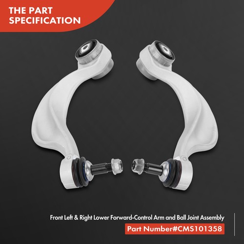 2Pcs Front Lower Forward Control Arm w/ Ball Joint for BMW 535i 650i 750i xDrive